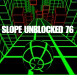 Slope Unblocked 76 is a thrilling and engaging running game. Players experience thrilling difficulties throughout the game. To go as far as possible, you must overcome barriers.