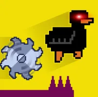 Devil Duck: Not a Troll Game is a challenging action platformer. You will play as a brave duck, overcoming dangerous levels in Devil Land. Your goal is to retrieve the stolen treasures, guarded by the Devil King.