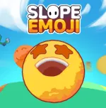 Slope Emoji is a fun running game. You will control the smiley ball to move, avoid obstacles on the flat surface, and go the farthest distance.