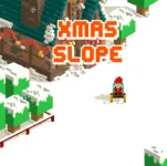 Xmas Slope is a running game in a snowy forest. Your task is to control the sled to go as far as possible and collect gift boxes on the slide. The game is not only fun but also helps you feel the Christmas atmosphere.