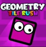 Geometry Tile Rush is a fun rhythm platformer. You control a cube and overcome obstacles at a fast pace. The game challenges your reflexes and calculates your jump points to avoid spikes and nails.