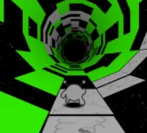 Run 3D is a running game where you play as a small gray alien. In a space with many strange architectural challenges, you need to control the character to overcome obstacles and win.